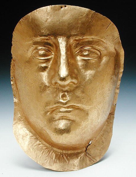 Mask of Rhescuporis III (210-228 AD) King of Bosporus by Greek Greek