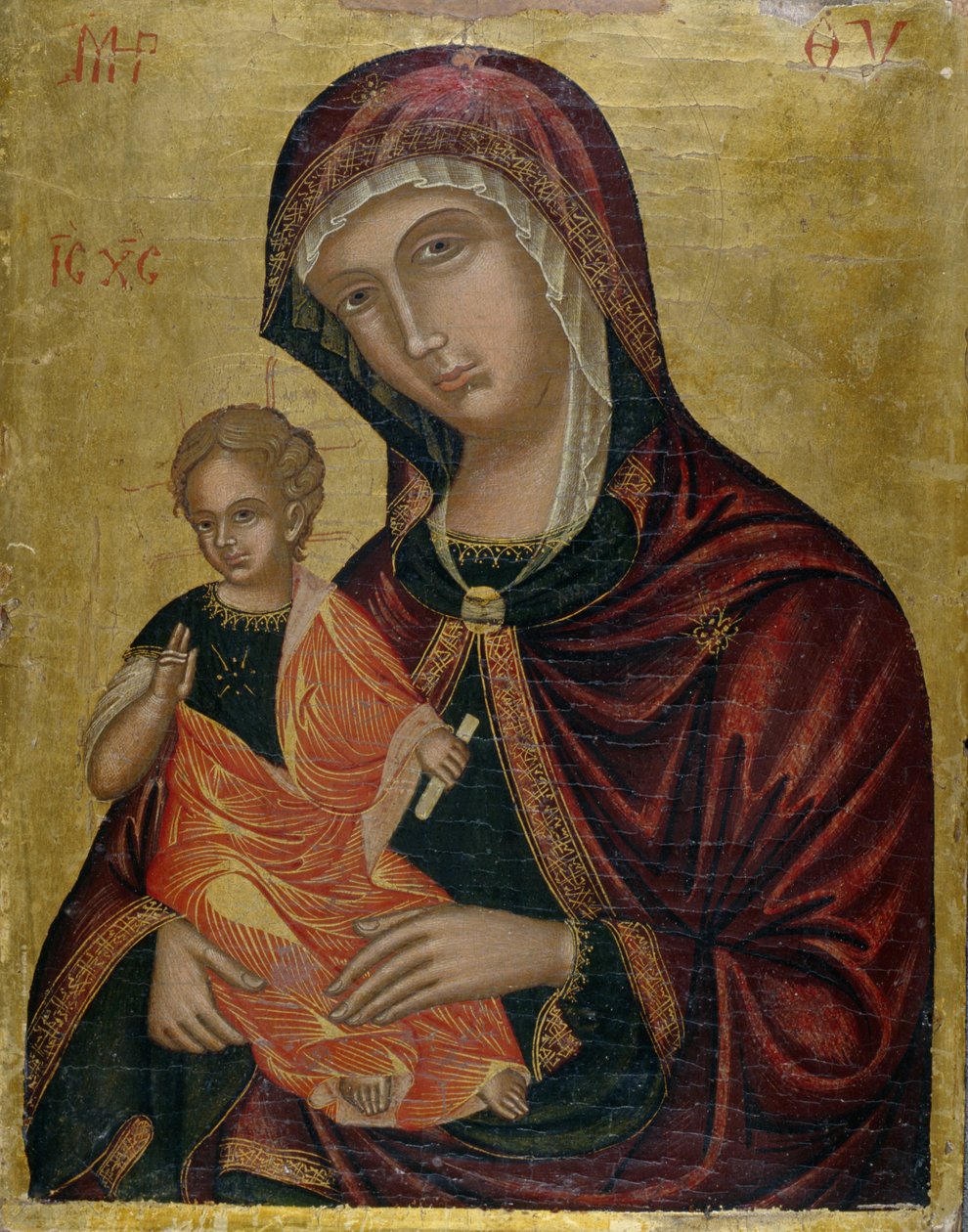 Madonna and Child by Greek School