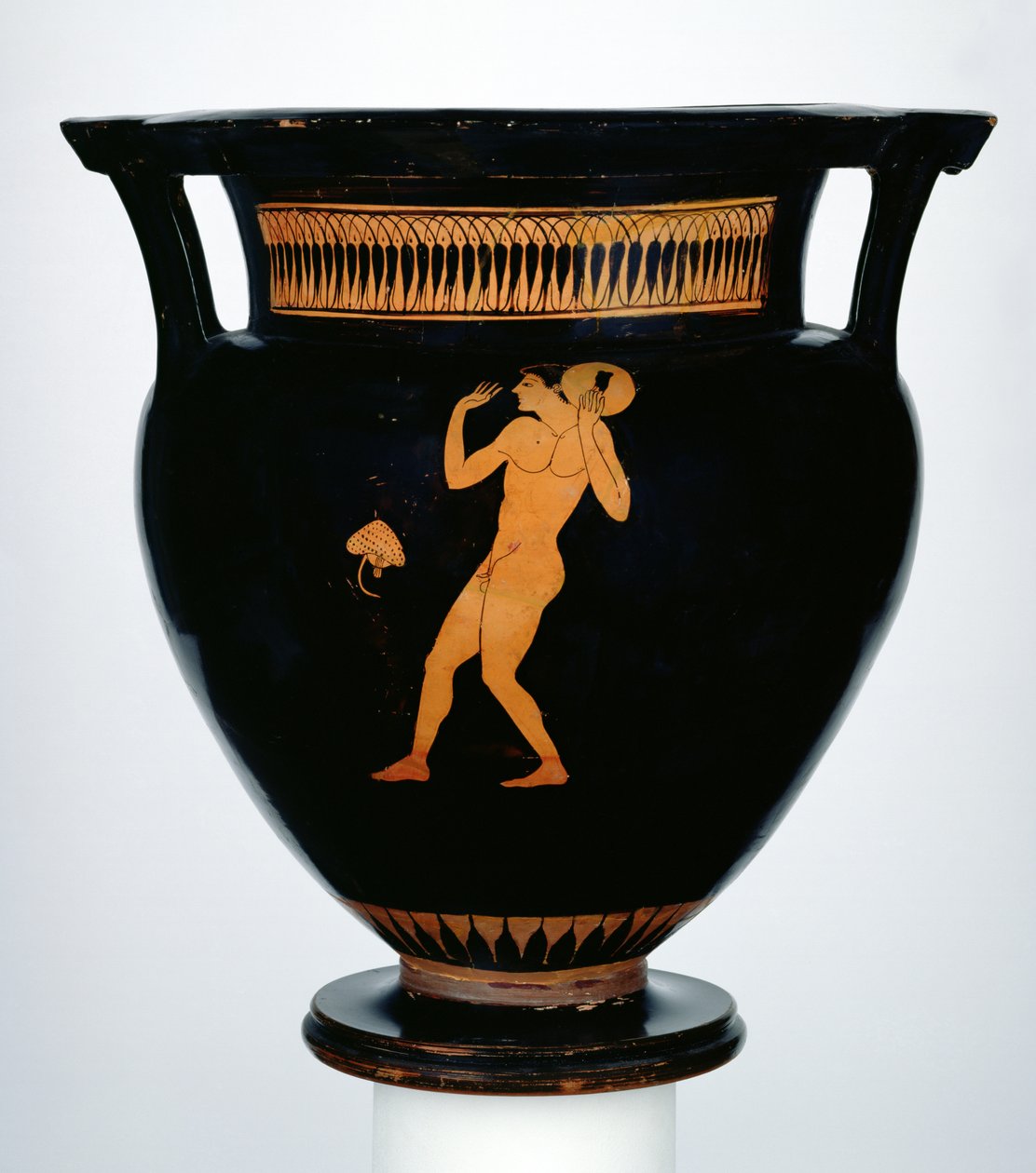 Red-Figure Krater Depicting a Discus Thrower by Greek School