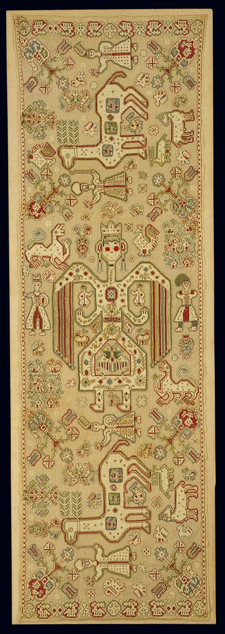 Bridal cushion cover from Lefkas, Ionian Islands, 17th-18th century by Greek School