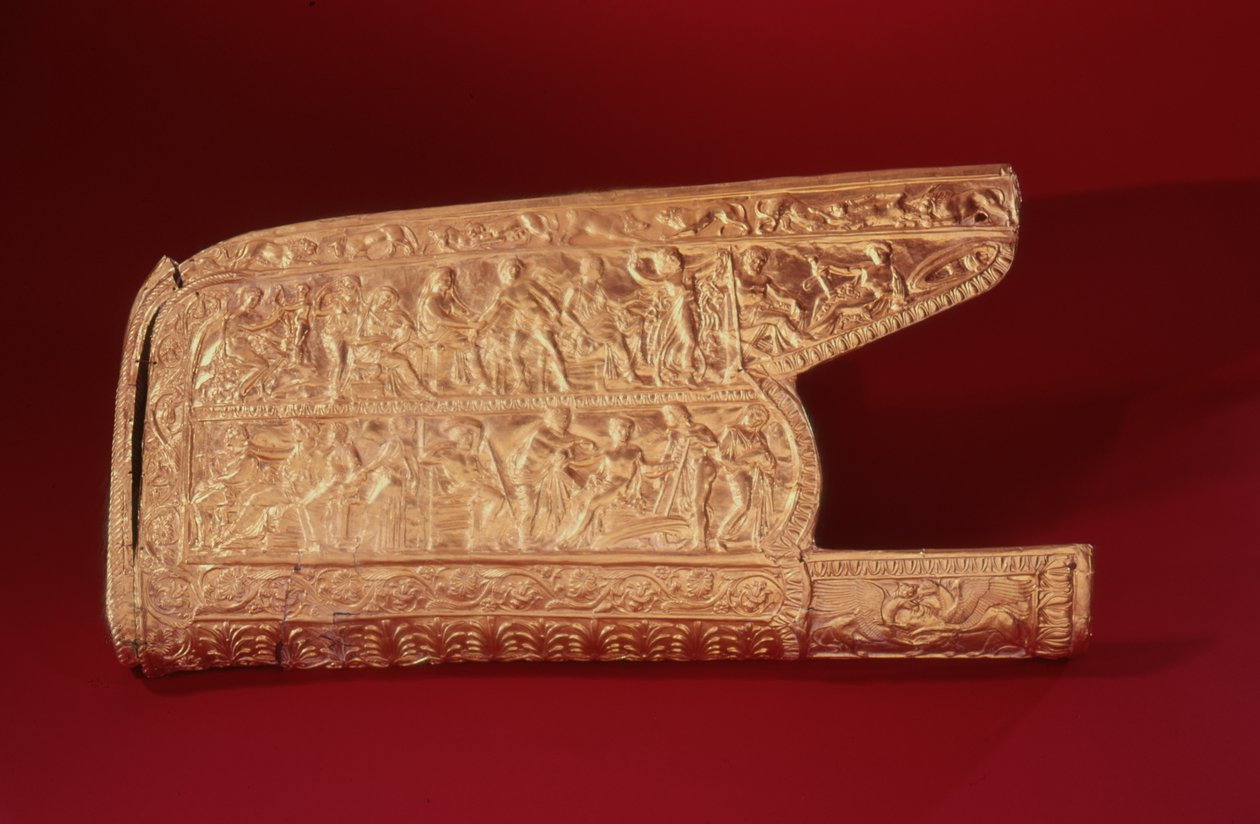 Gorytus with relief decoration, late 4th-early 5th century BC by Greek School