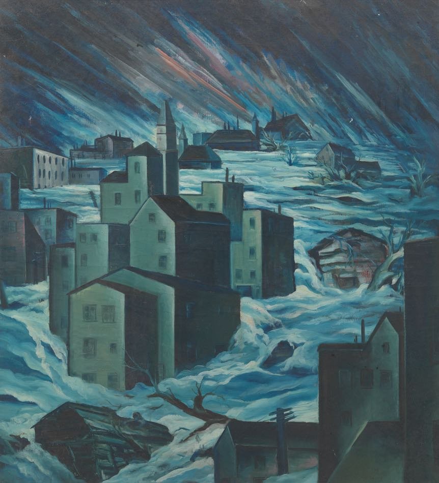Flood in Ohio Valley by Gregor Perusek