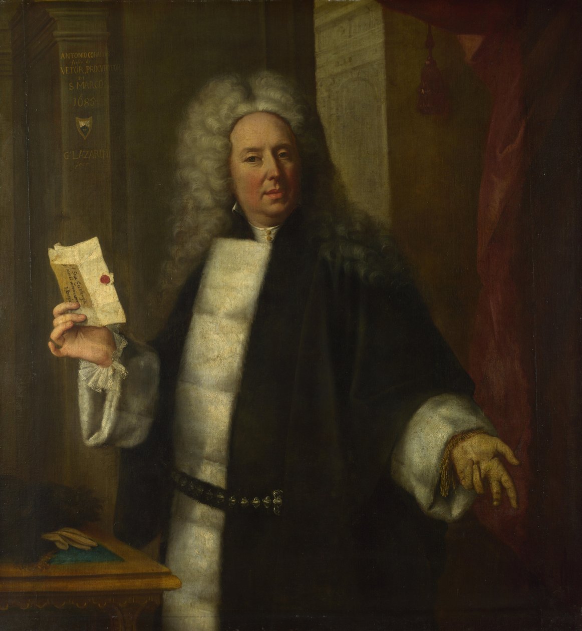Portrait of Antonio Correr, 1685 by Gregorio Lazzarini
