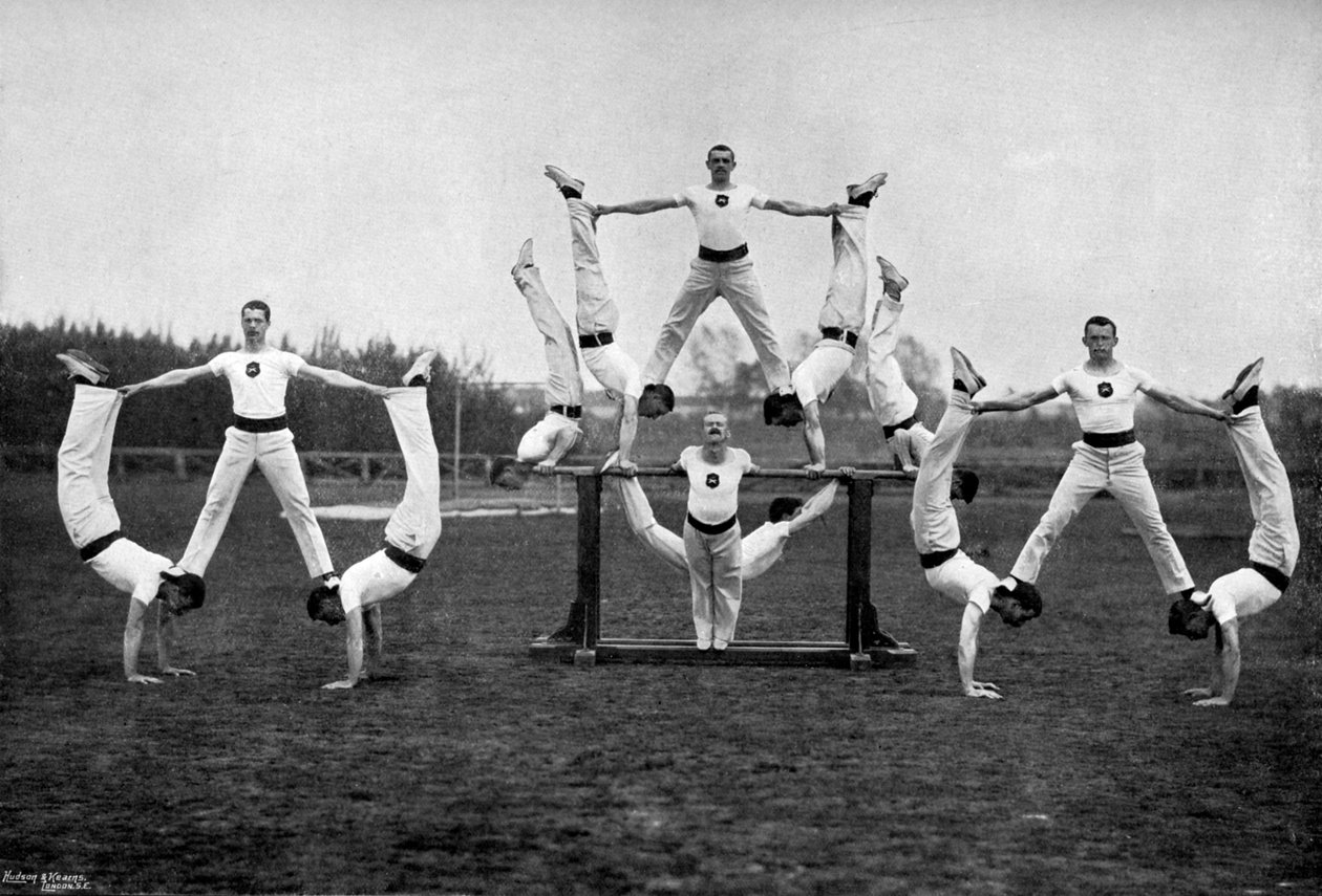 Display by the Aldershot Gymnastic Staff, Hampshire by Gregory and Co