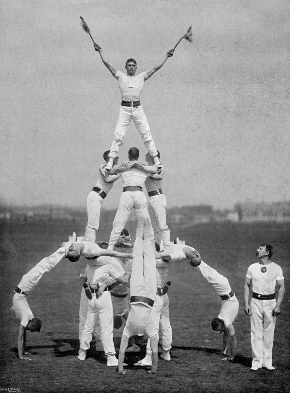 Display by the Staff of the Aldershot Gymnasium, Hampshire by Gregory and Co