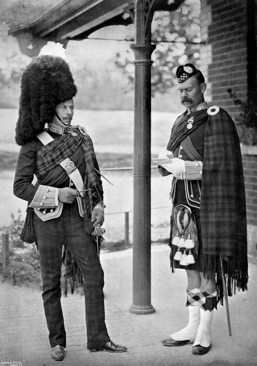 The Colonel of the 1st Battalion Argyll and Sutherland Highlanders, 1896 by Gregory and Co