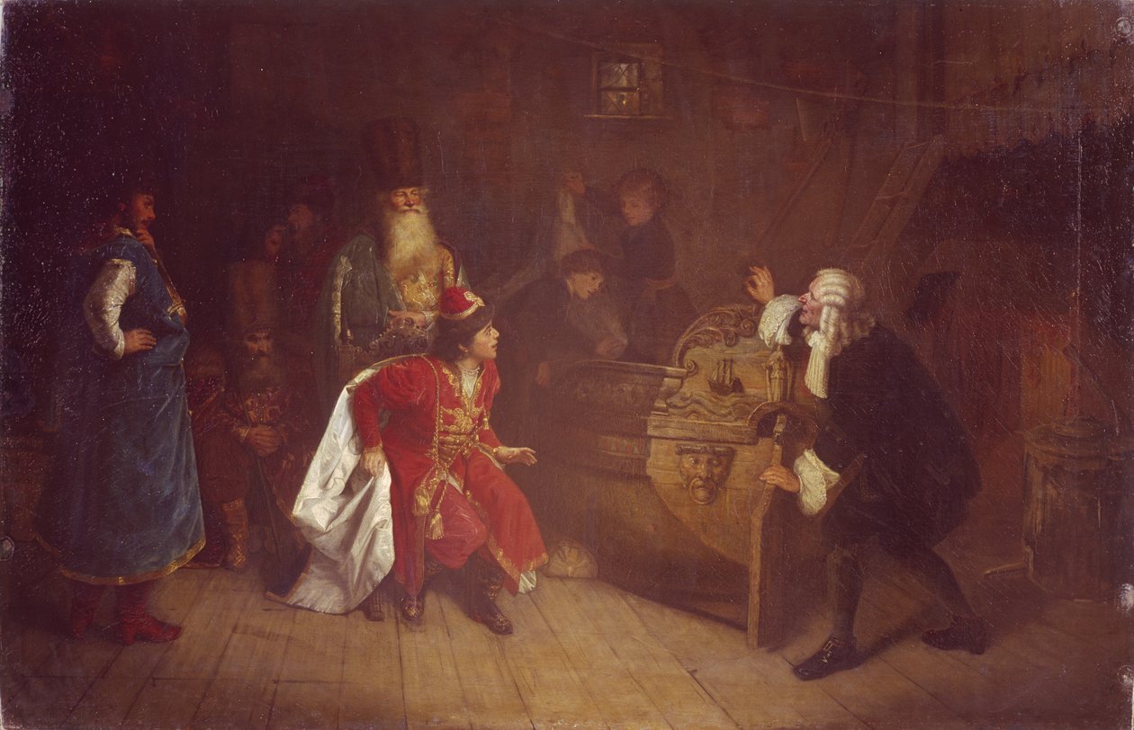 The Grandfather of Russian Fleet by Grigori Grigorievich Mjasoedov