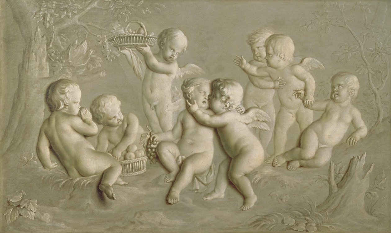 Juvenile Bacchanalia by Grigoriy Ivanovich Ugryumov