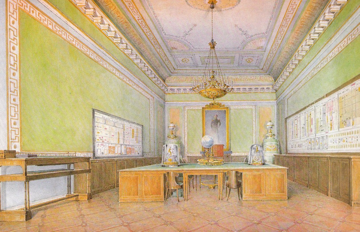 Interiors of the Winter Palace. Classroom by Grigory Chernetsov