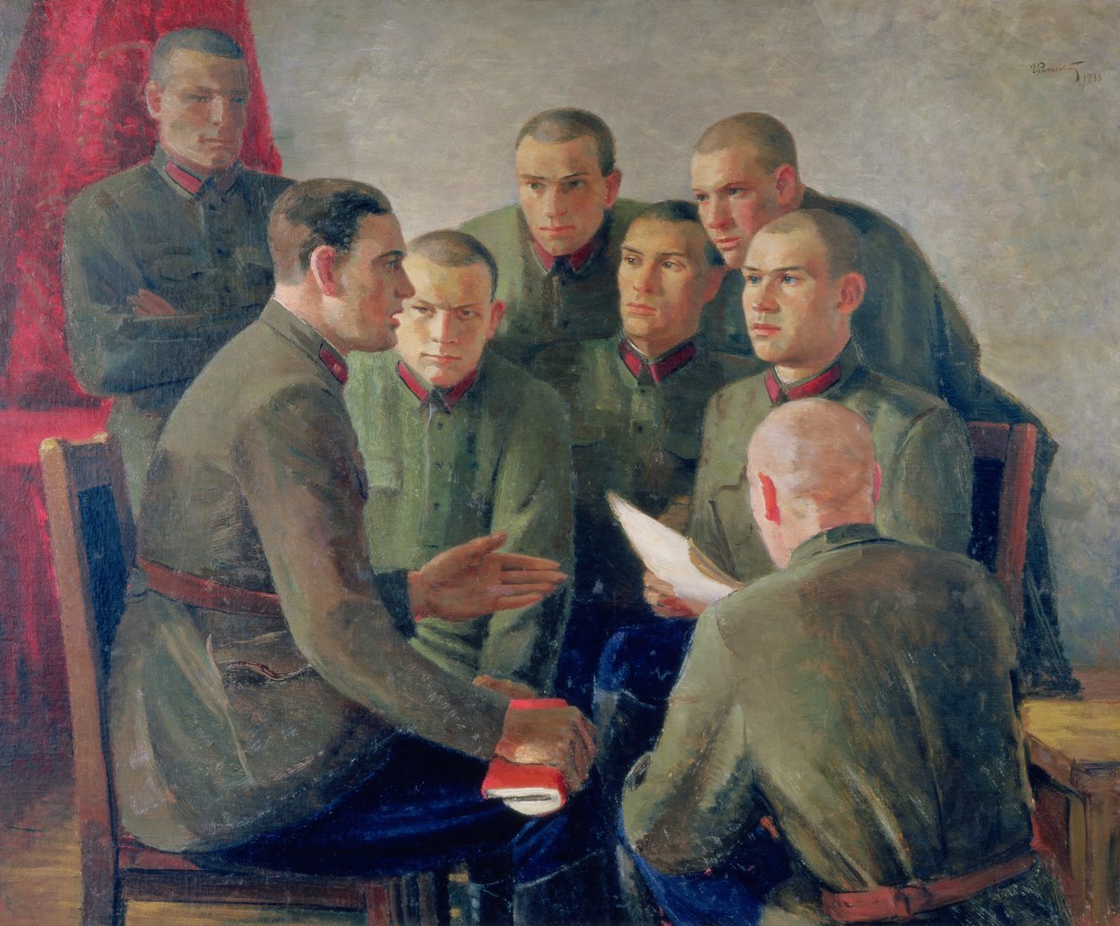 Political Talk by Grigory Grigorievich Ryazhsky