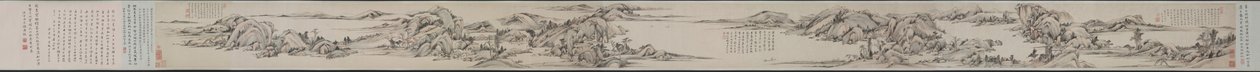 Landscape in the Style of Huang Gongwang by Gu Tianzhi