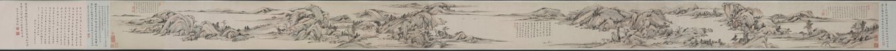 Landscape in the Style of Huang Gongwang by Gu Tianzhi