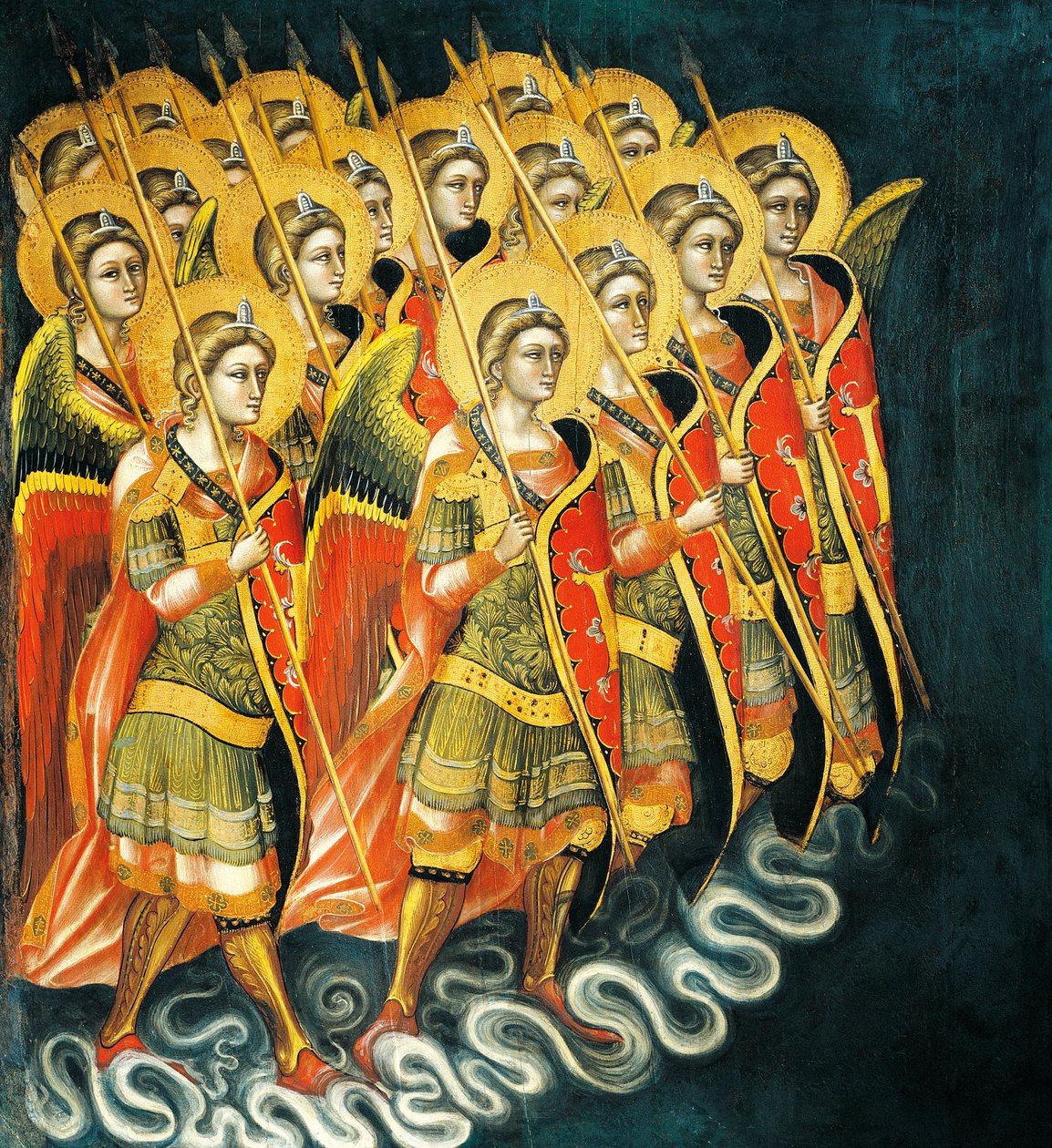 Armed band of angels by Guariento di Arpo