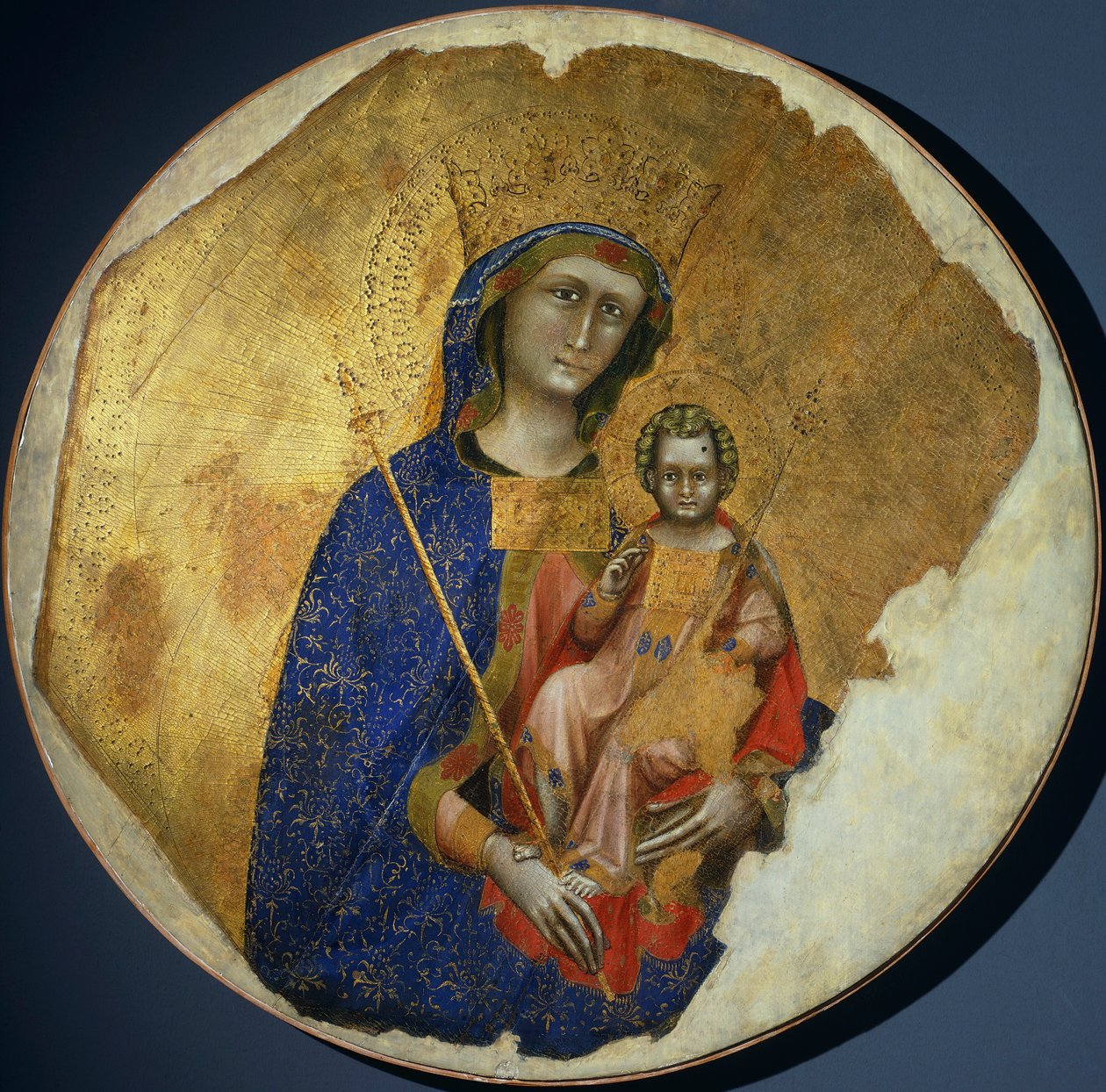 Madonna with Child by Guariento di Arpo