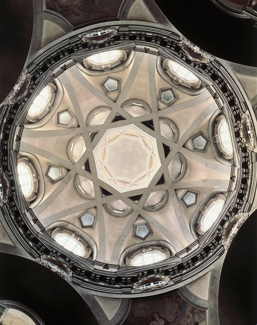 The Dome of the Chiesa di San Lorenzo dei Teatini, Turin by Guarino Guarini