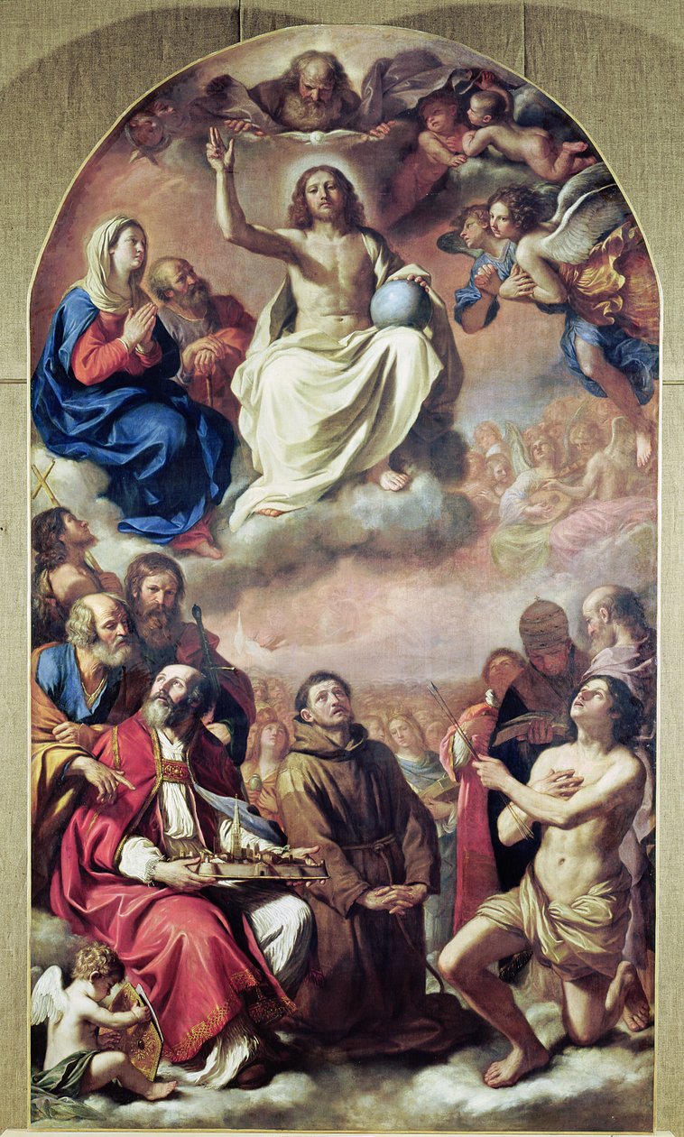 The Glory of the Saints, 1645-47 by Giovanni Francesco Barbieri