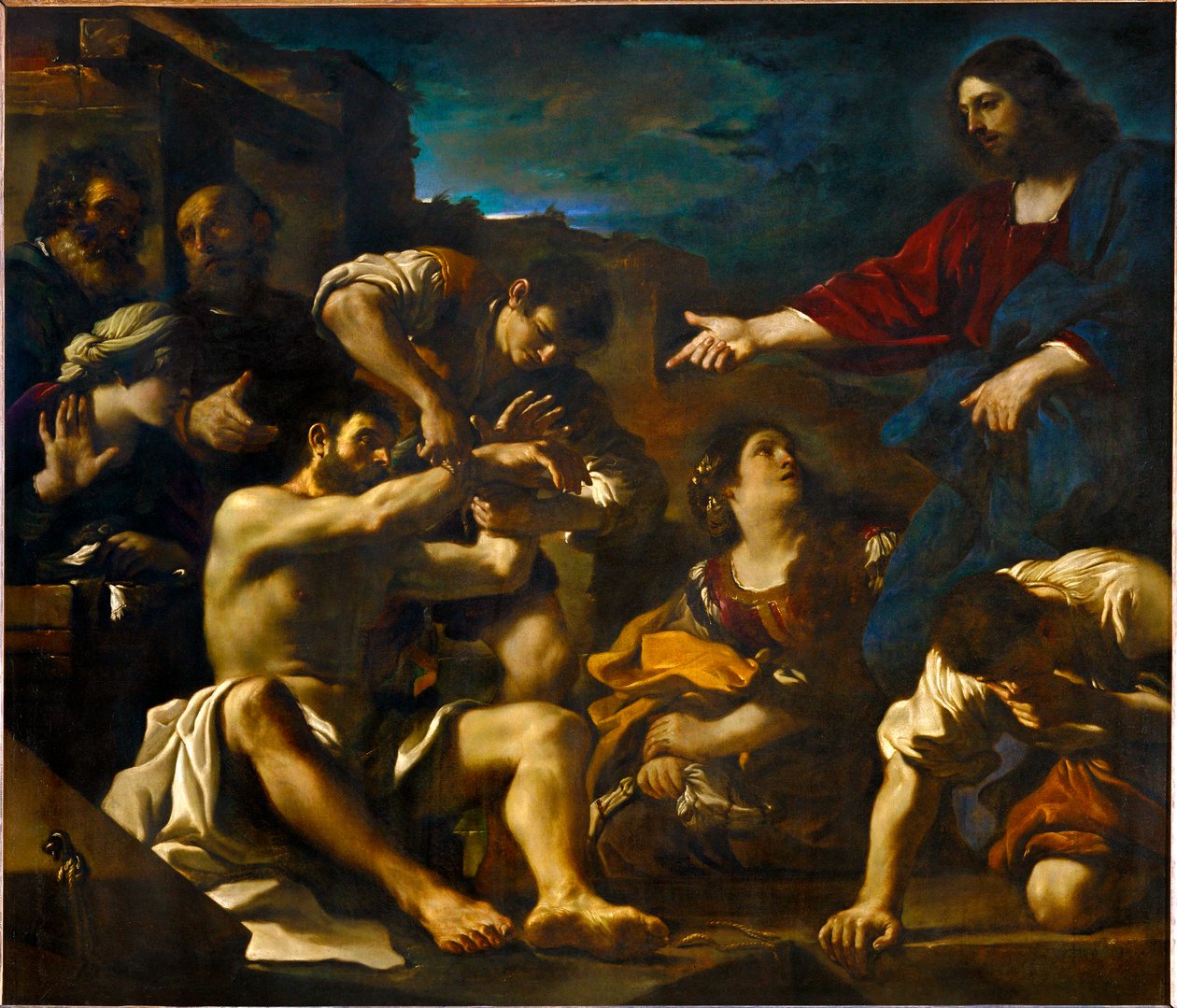 The Resurrection of Lazarus by Guercino (1591 1666)