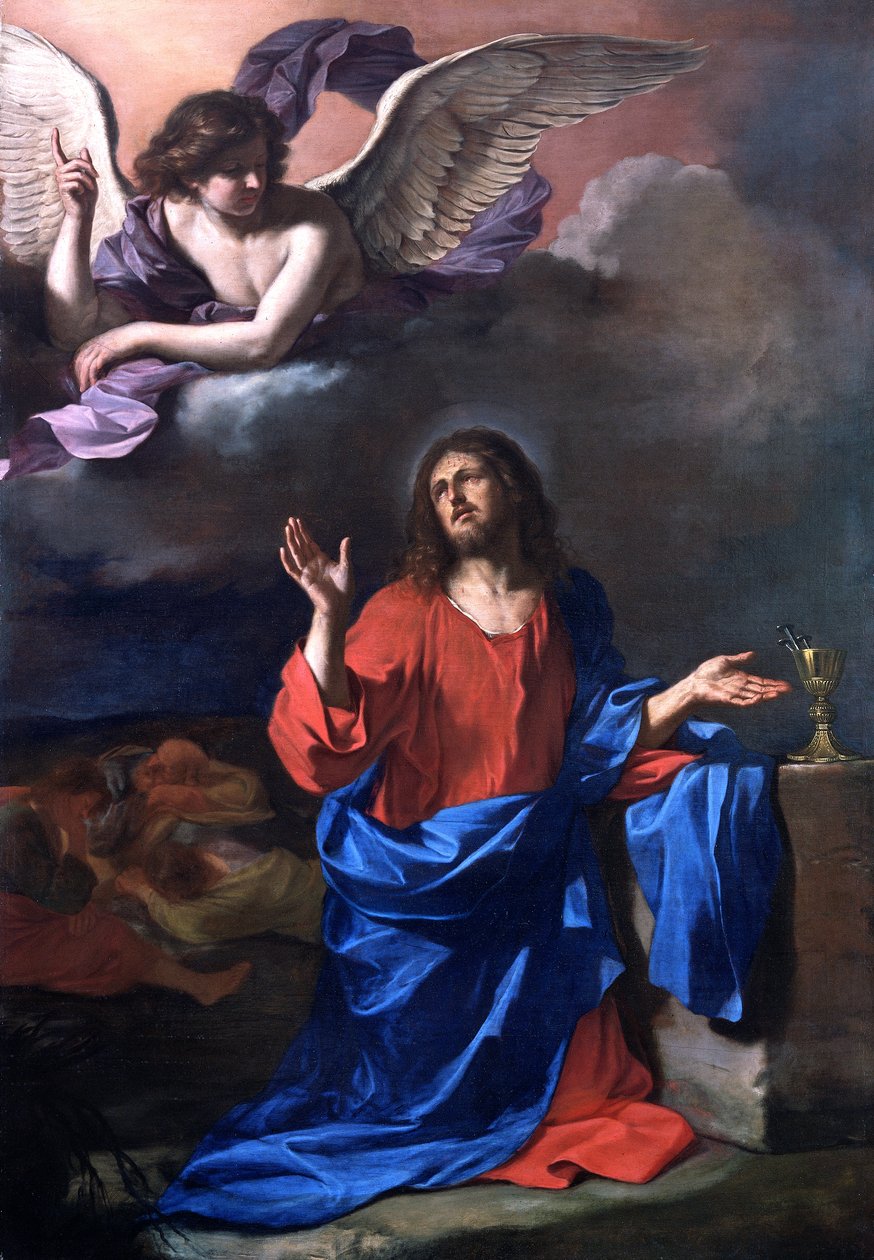 The Agony in the Garden by Guercino (1591-1666)