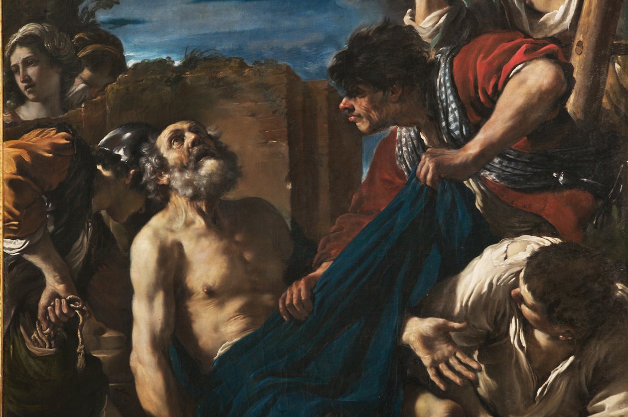 The Martyrdom of St. Peter (detail) by Guercino (1591 1666)