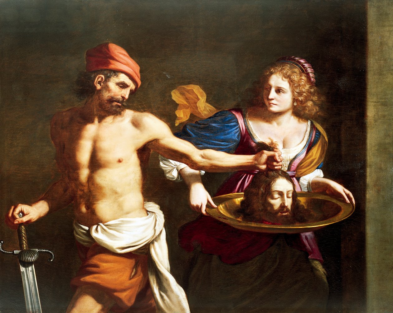 Salome Receives Head of John the Baptist by Guercino (1591 1666)