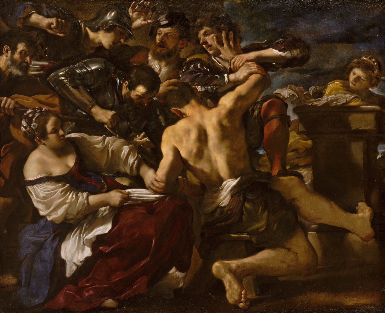 Samson Captured by the Philistines by Guercino (1591 1666)
