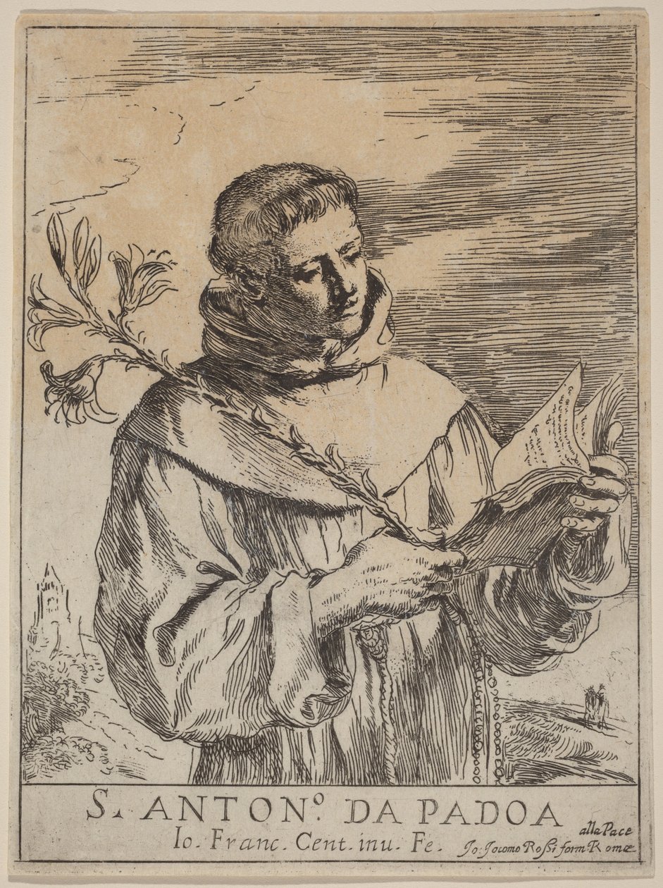 Saint Anthony of Padua by Guercino