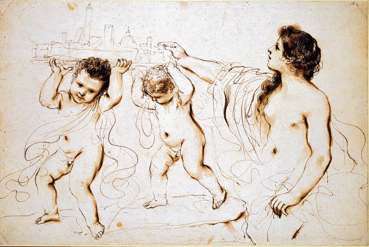 The Emblem of the City of Bologna, 1625-1629 by Guercino