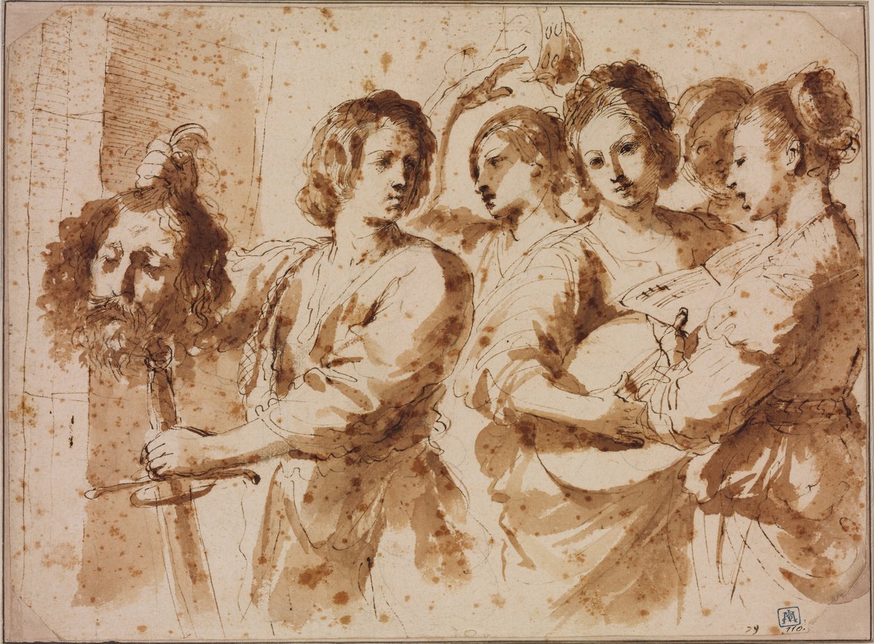 The Triumph of David by Guercino