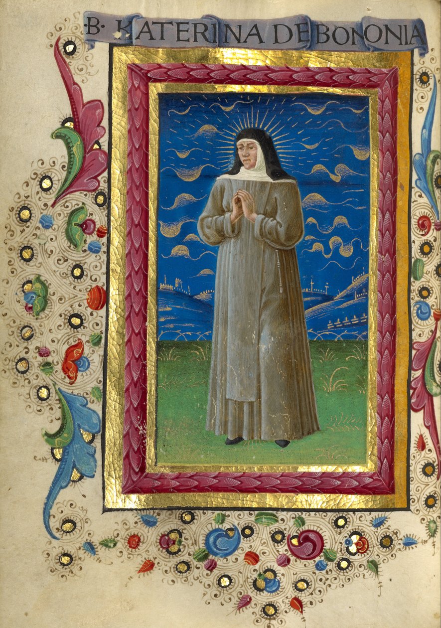 Saint Catherine of Bologna by Guglielmo Giraldi