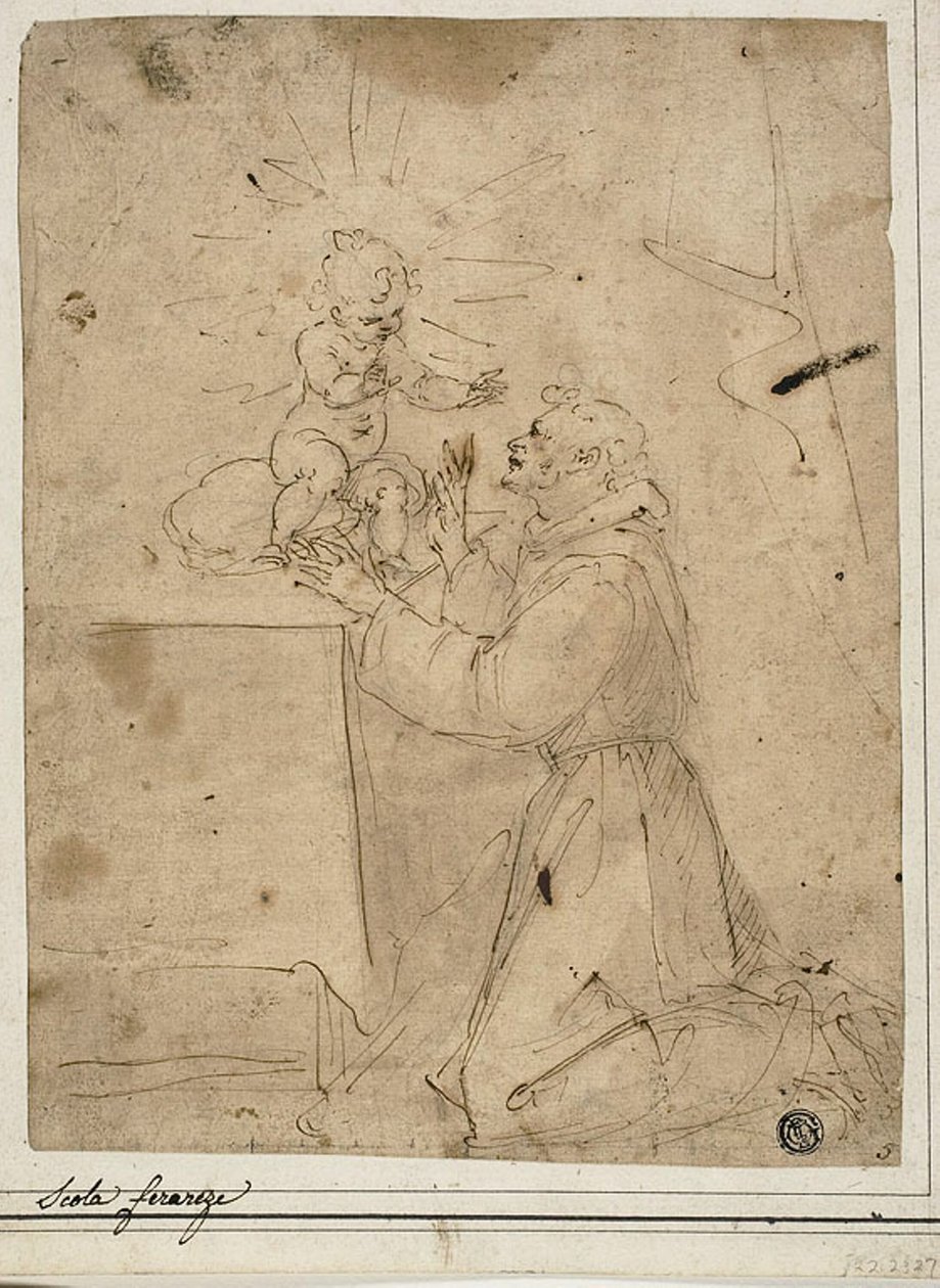 Saint Anthony of Padua Adoring the Christ Child by Guglielmo Caccia