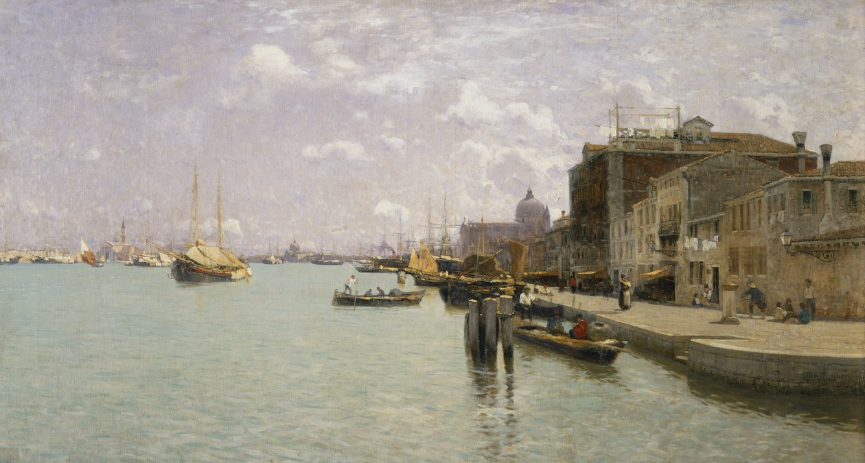 Morning on the Giudecca, Venice by Guglielmo Ciardi