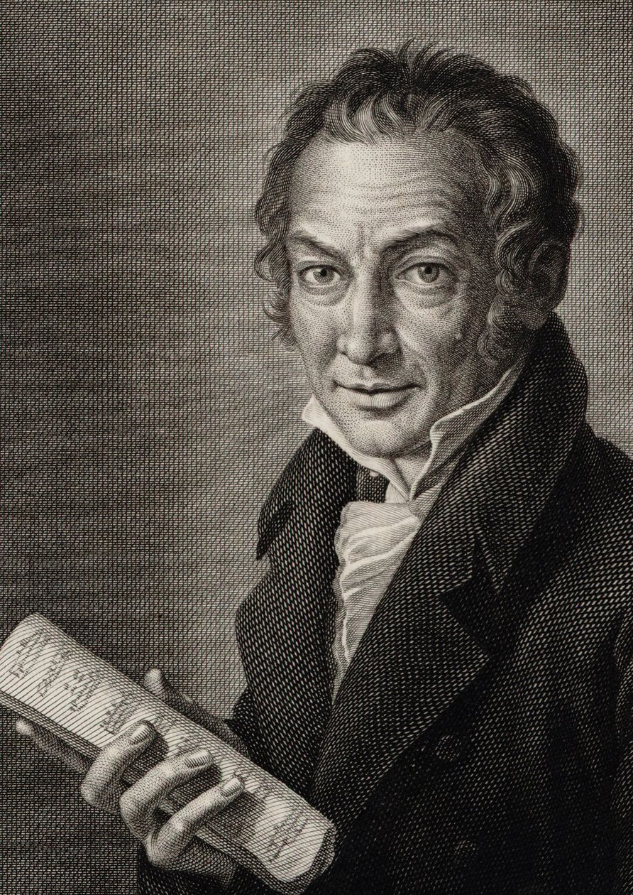 Portrait of the Composer Nicola Antonio Zingarelli by Guglielmo Morghen