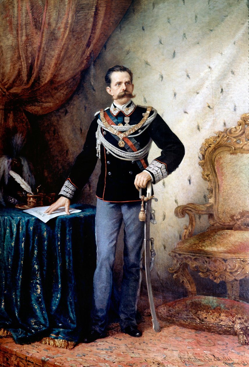 Humbert I, King of Italy by Guglielmo de Sanctis