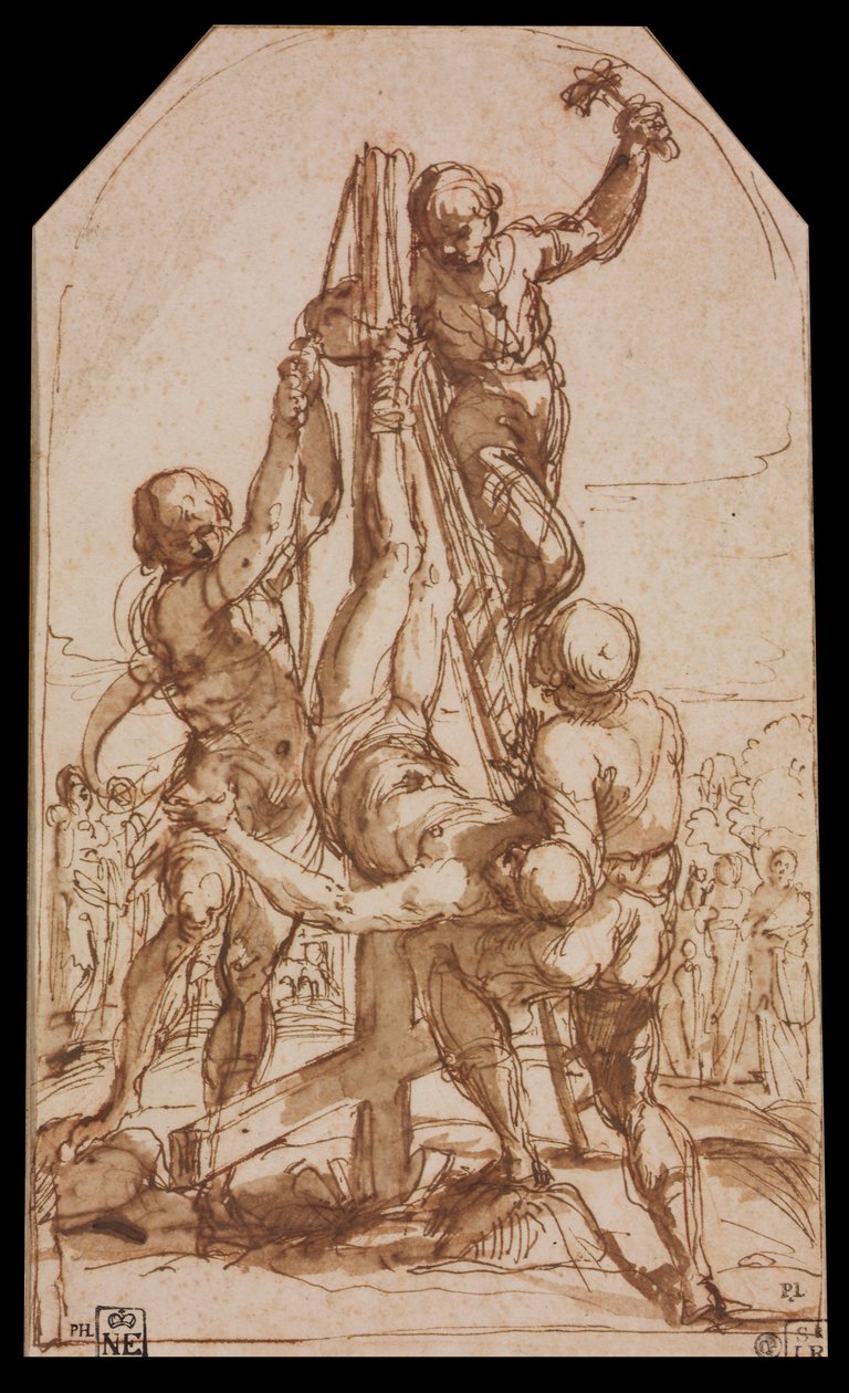 Crucifixion of Saint Peter by Guido Reni