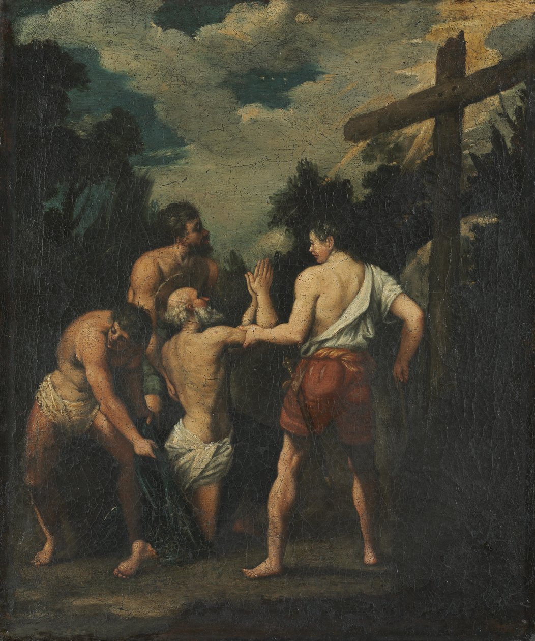 Martyrdom of Saint Andrew by Guido (after) Reni
