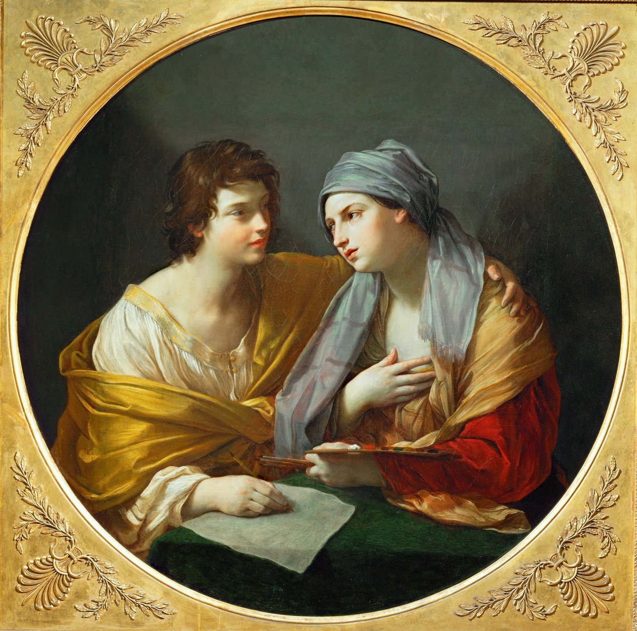 The Union of Drawing and Colour by Guido (follower of) Reni