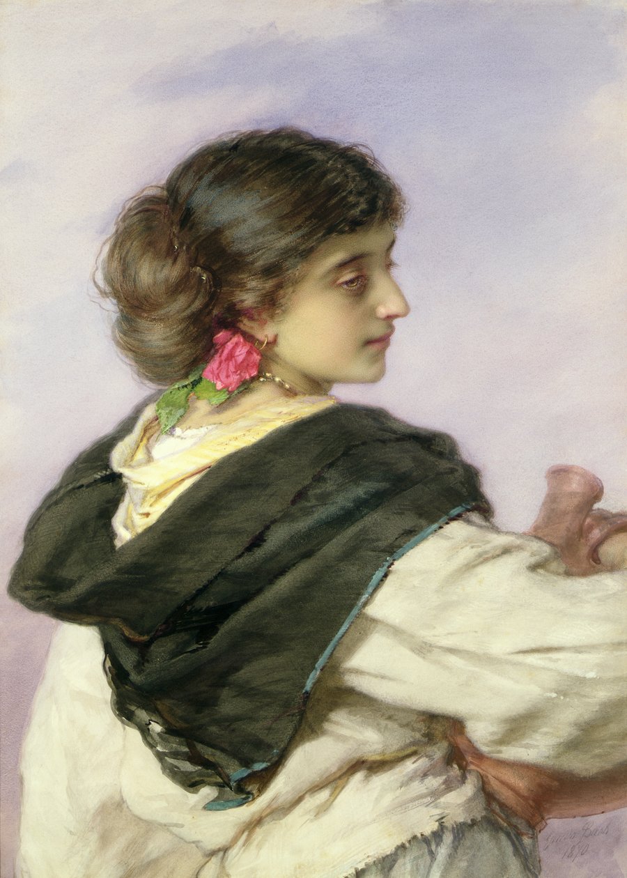 A Young Water Carrier by Guido Bach