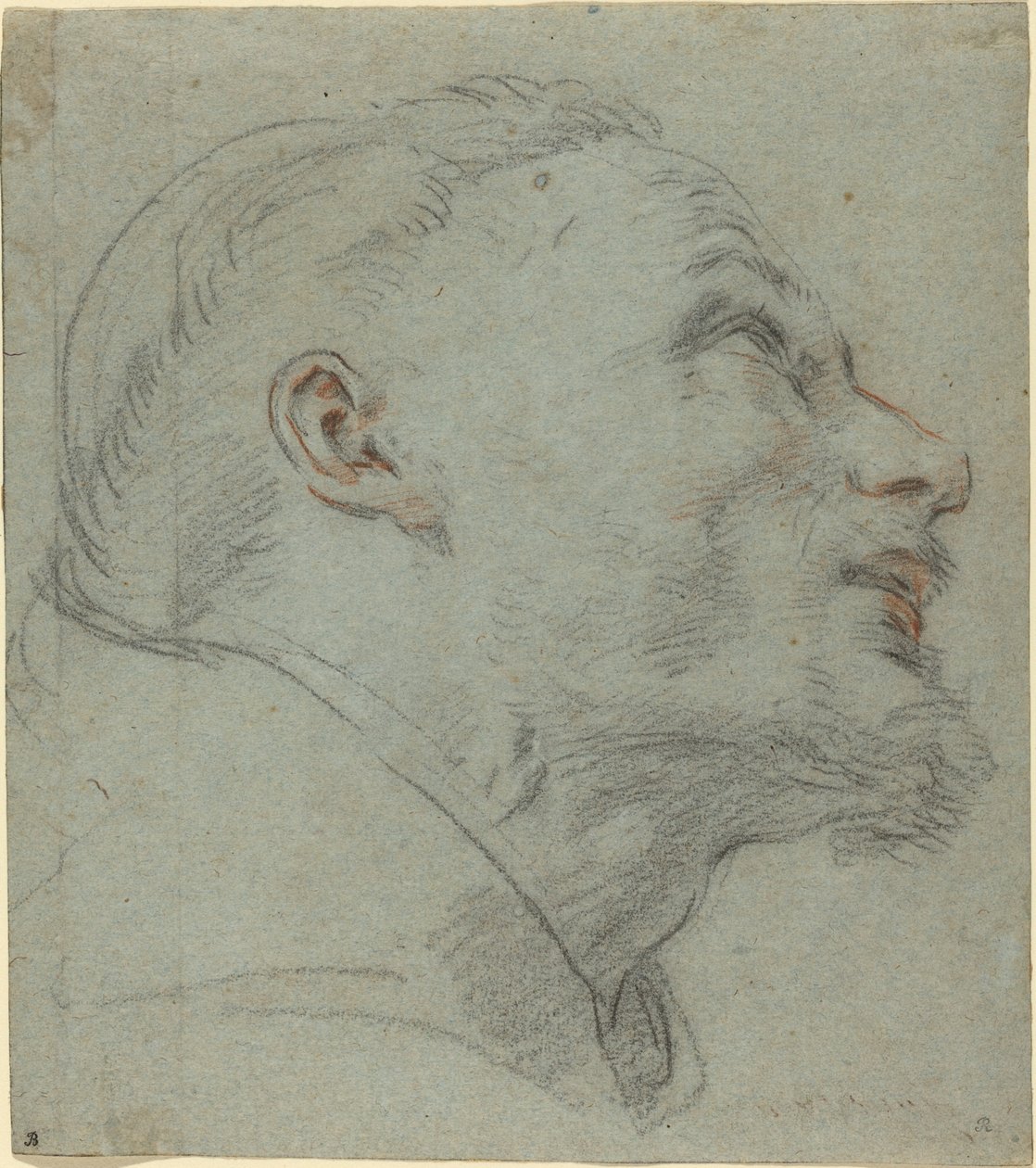 Head of Saint Francis by Guido Reni