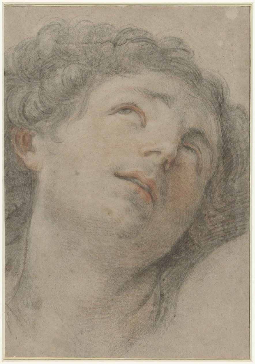 Head of Saint Sebastian, Looking Upwards by Guido Reni