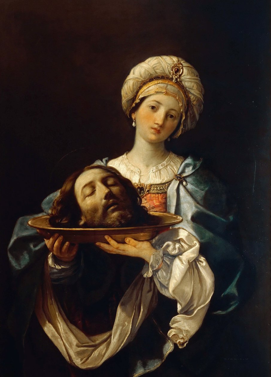 Salome holding the head of John the Baptist by Guido Reni