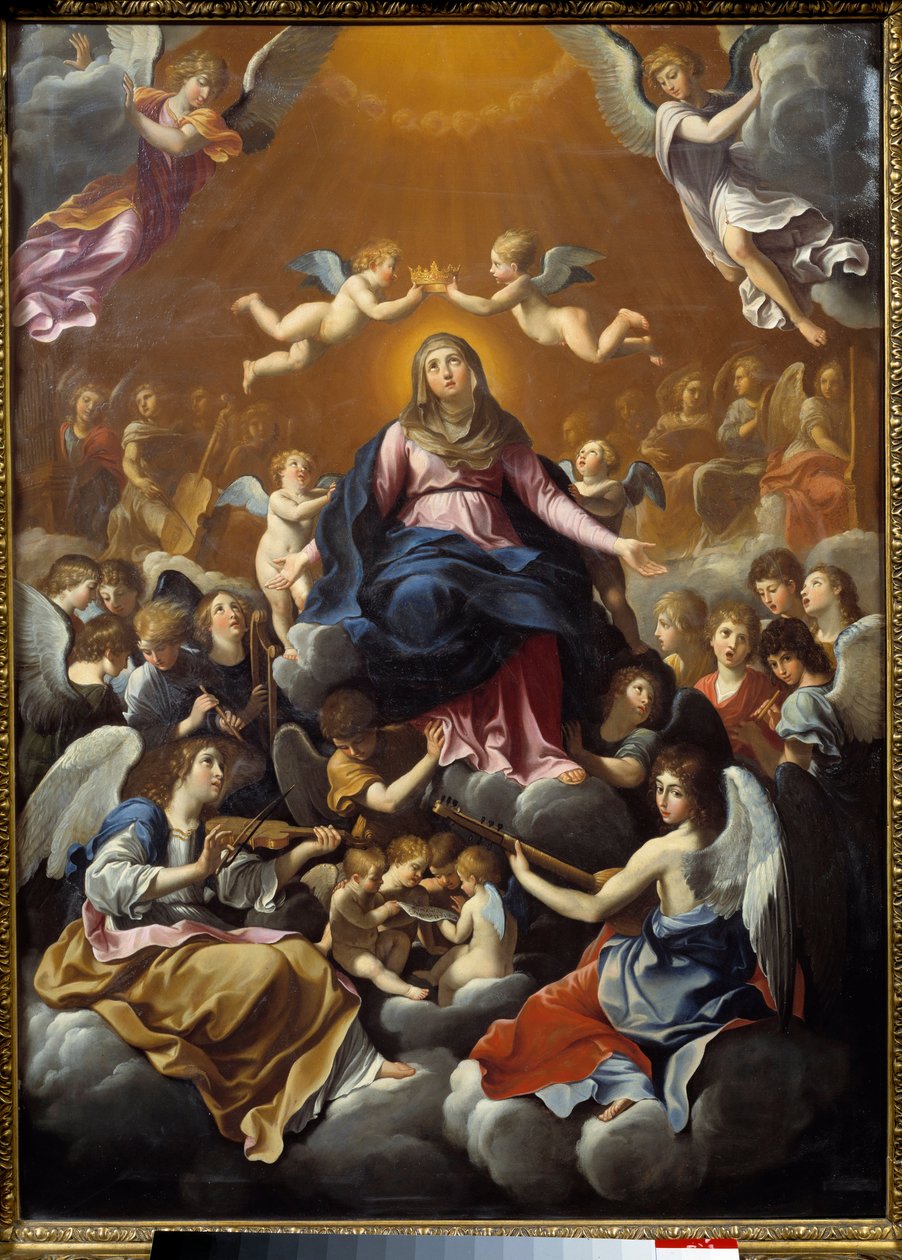 The coronation of the Virgin by Guido Reni