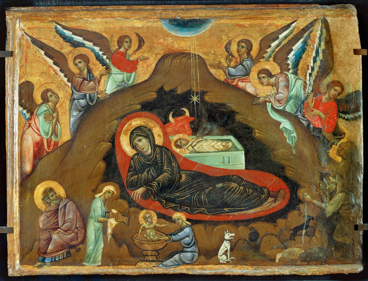 Nativity scene by Guido da Siena