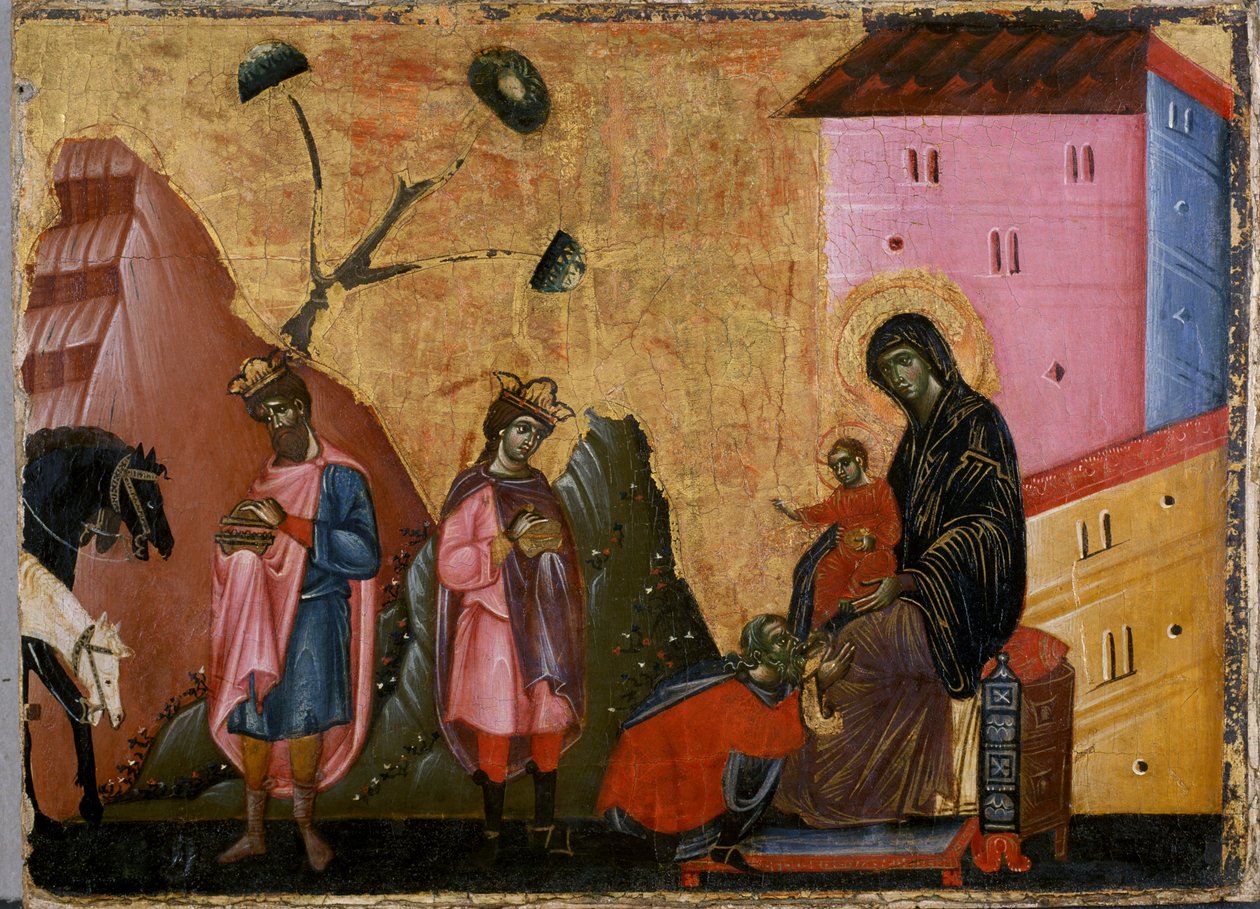 The Adoration of the Magi by Guido da Siena
