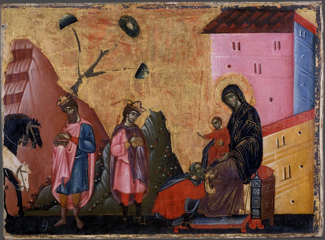 The Adoration of the Magi, c. 1280 by Guido da Siena