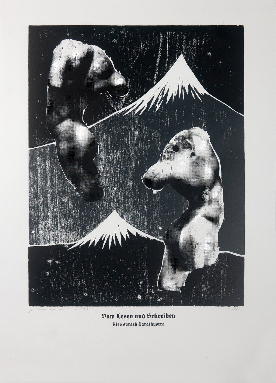 On Reading And Writing, Thus Spoke Zarathustra, 2023 by Guilherme Pontes