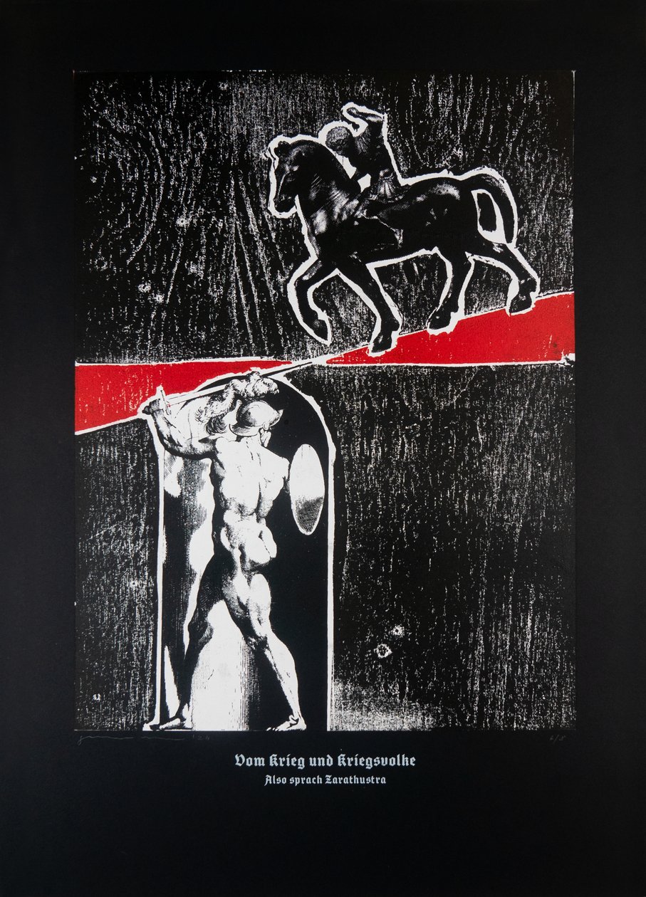 On War and Warriors (Black), Thus Spoke Zarathustra, 2024 by Guilherme Pontes
