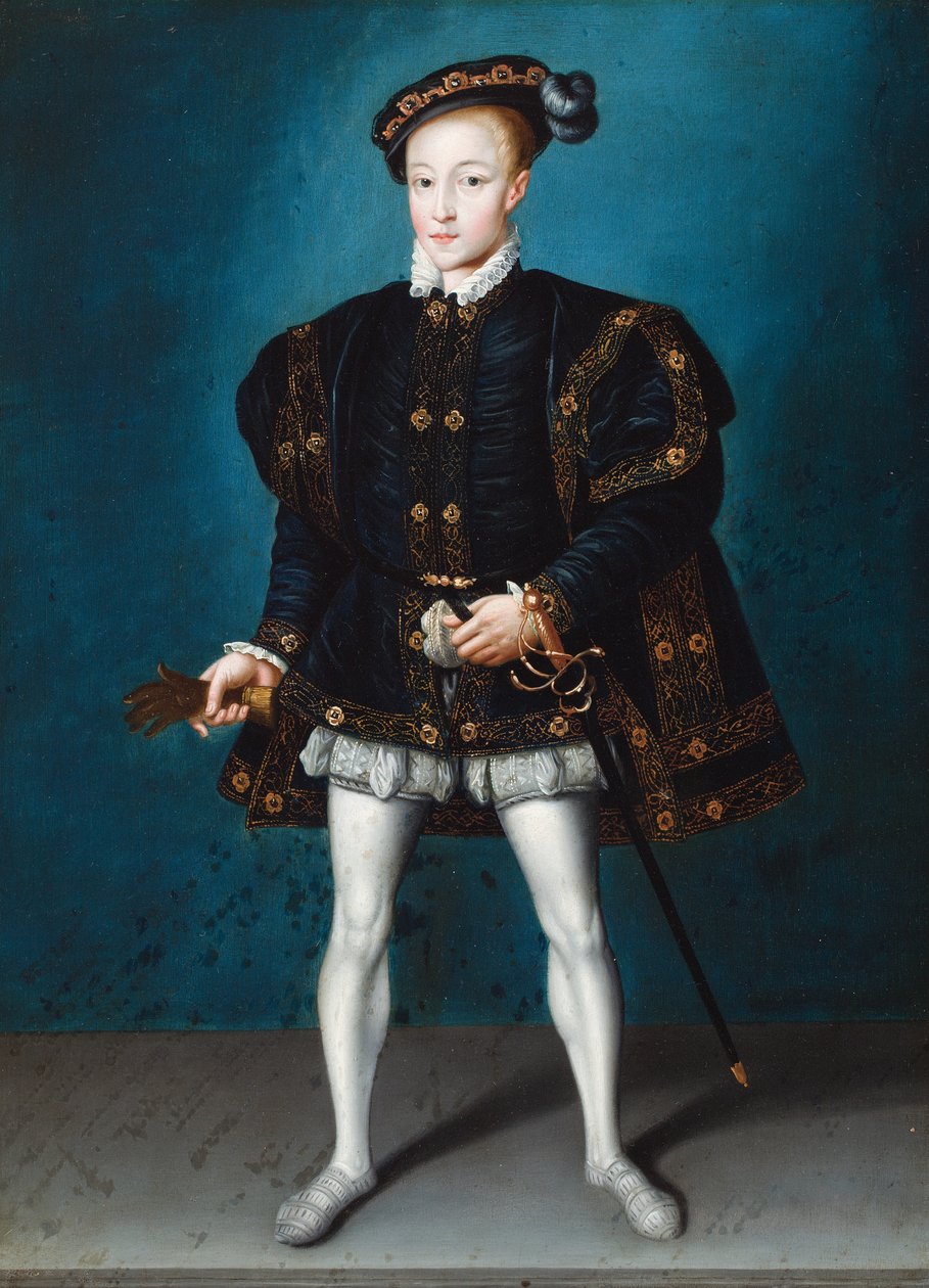 Portrait of Edward VI by Guillaume (manner of) Scrots