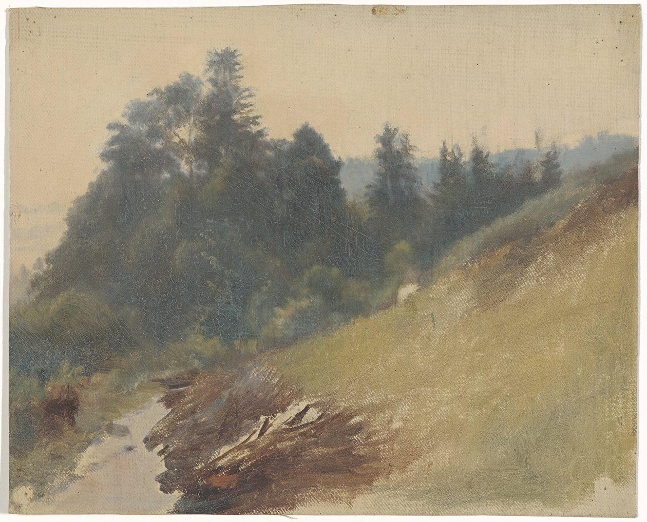 Mountain Slope with Pines by Guillaume Anne van der Brugghen
