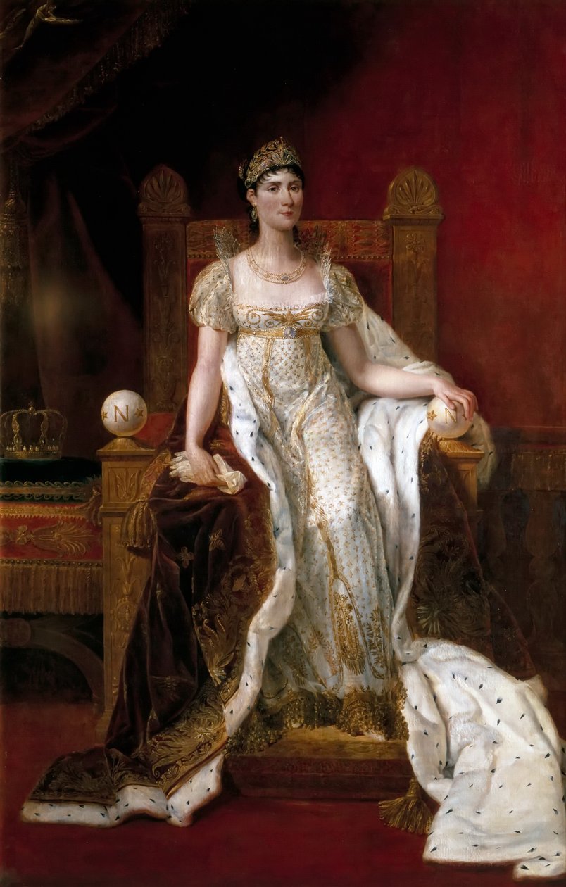 Portrait of Joséphine de Beauharnais, the First Wife of Napoléon Bonaparte by Guillaume Guillon Lethière