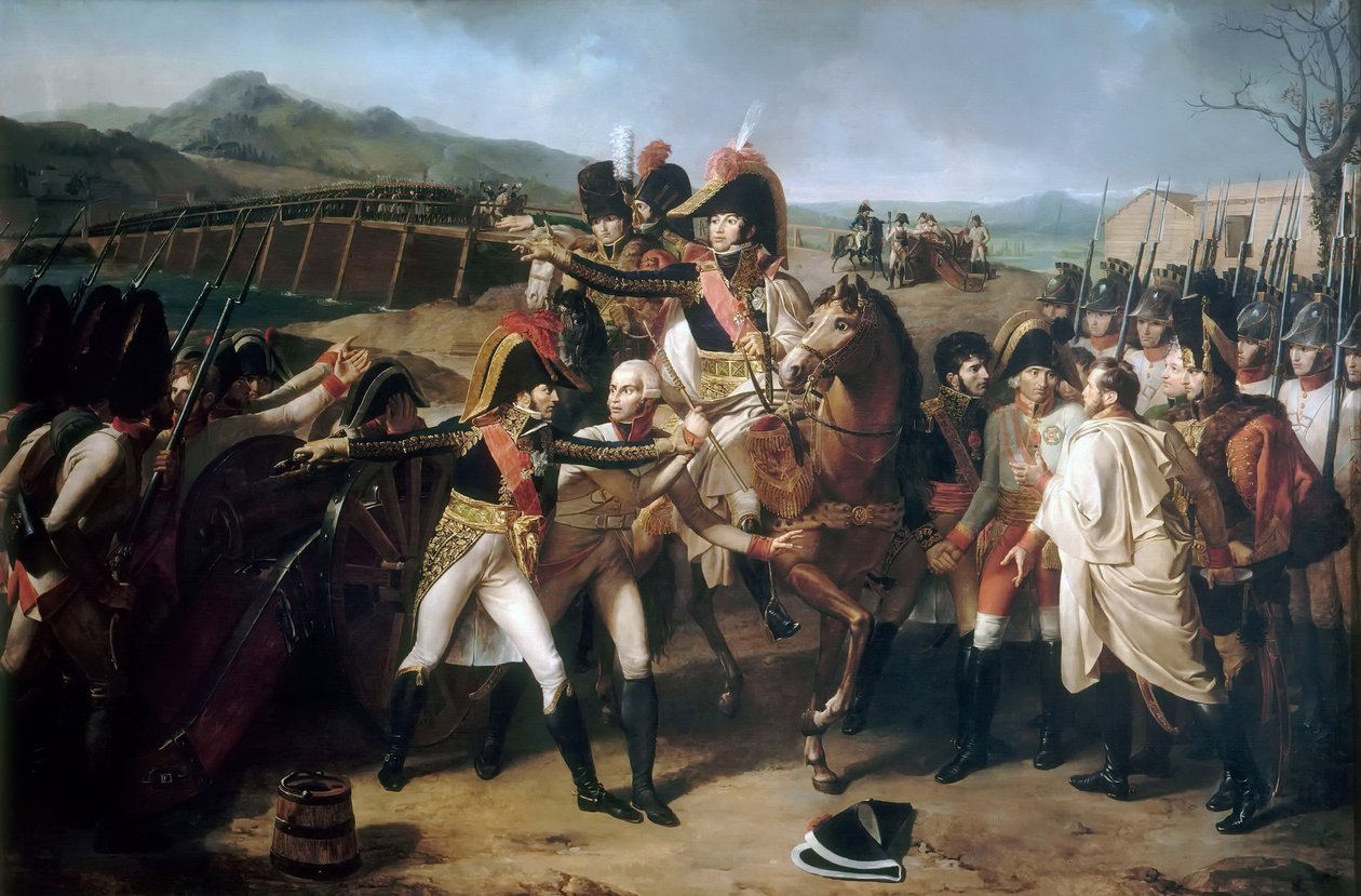 Surprise at the Bridge over the Danube on 13 November 1805 by Guillaume Guillon Lethière